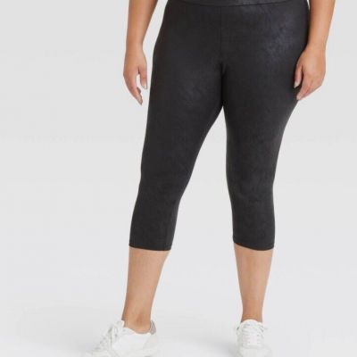 Ava & Viv Plus Size Faux Leather Leggings Size 4X